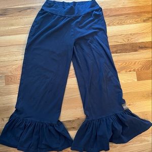 Matilda Jane Navy Ruffle Pants
